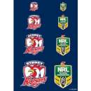 Roosters NRL Logo Icing Sheet